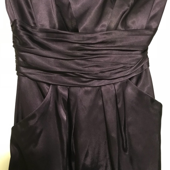 3/$25 David bridal purple strapless formal dress - Picture 4 of 6